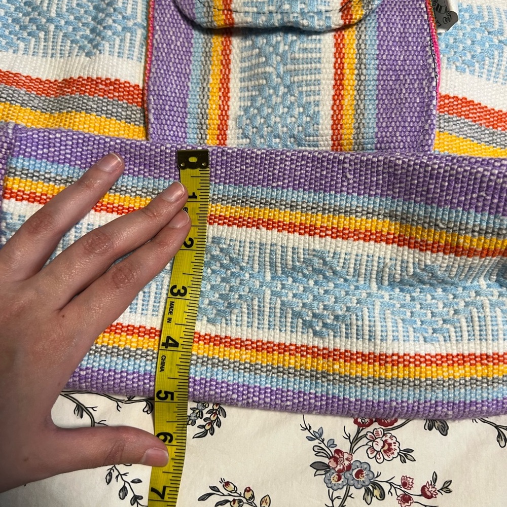 Multicolor Sarape Backpack - Picture 6 of 8
